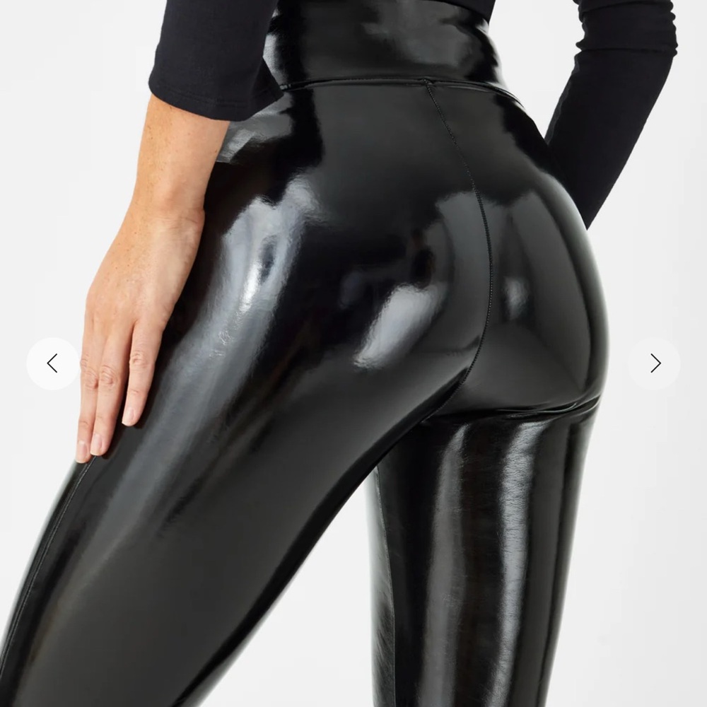 SPANX Glossy Black Leggings